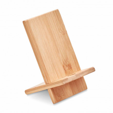 RAPIDE 4J - SUPPORT TELEPHONE BAMBOU PERSONNALISABLE 'RAPHY' - bois
