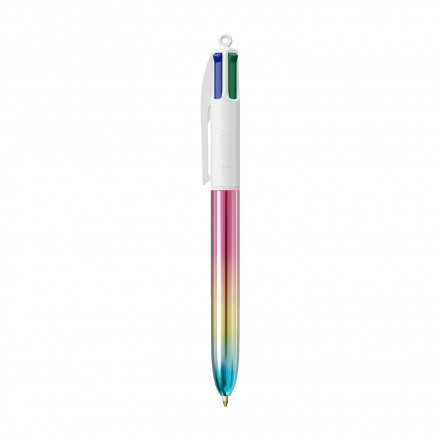 STYLO BIC® 4 COULEURS PERSONNALISABLE 'GRADIENT' - arc-en-ciel