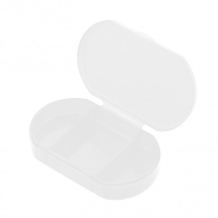 PILULIER 3 COMPARTIMENTS PERSONNALISABLE 'COMPY' - blanc