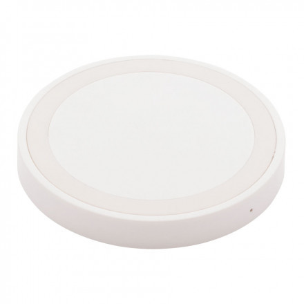 CHARGEUR À INDUCTION PUBLICITAIRE 5W  'STREAM' - blanc