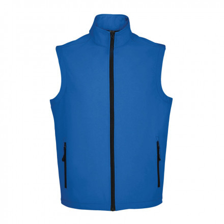 BODYWARMER SOFTSHELL HOMME PROMOTIONNEL 'RACE BW' - bleu royal