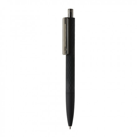 STYLO SOFT TOUCH PERSONNALISÉ 'RIYA BLACK' - anthracite