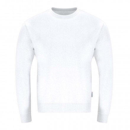 SWEAT COL ROND PERSONNALISABLE 'MORALIE BIO' - blanc