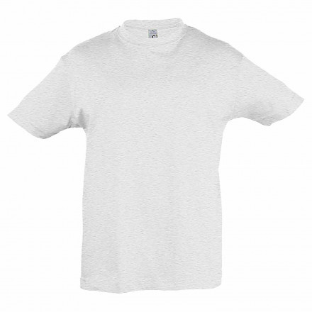 RAPIDE 4J  TEE-SHIRT BLANC PUBLICITAIRE ENFANT 'REGENT KIDS' 150 GR/M - blanc chiné