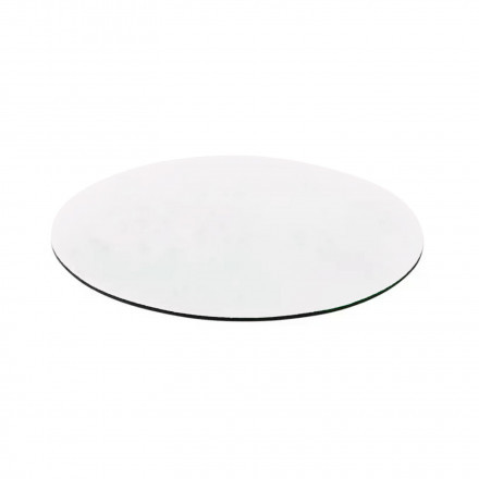 TAPIS DE SOURIS PERSONNALISABLE ROND 'SULIM SUBLI' - blanc