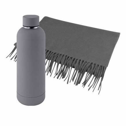 COFFRET CADEAU PERSONNALISABLE 'KAULA' - gris/noir