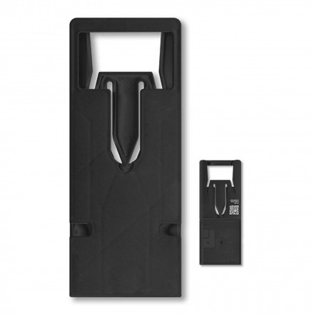 SUPPORT TELEPHONE RECYCLE 'PAUSA' - noir