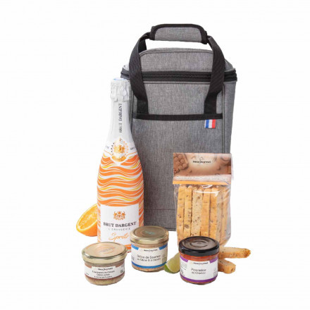 COFFRET PERSONNALISABLE 'QUI APPORTE L'APERO' - gris