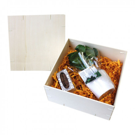 COFFRET CAFÉIER ET CHOCOLAT PERSONNALISÉ 'CAREX' - bois