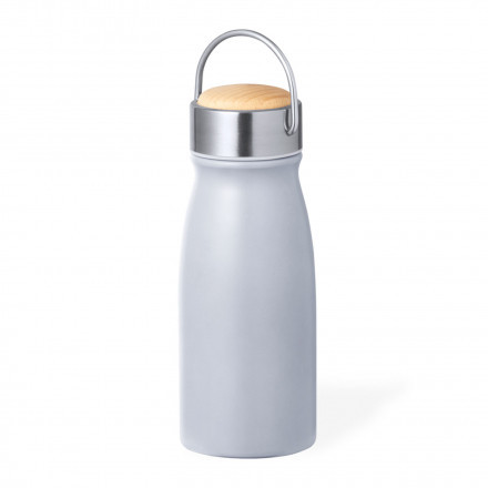 BOUTEILLE ISOTHERME PERSONNALISABLE 350 ML 'BRUNOMA POIGNEE' - argenté
