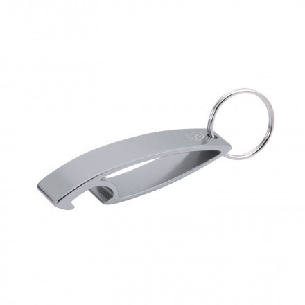 PORTE CLE DECAPSULEUR PERSONNALISABLE 'OFFNY RECYCLE' - argente