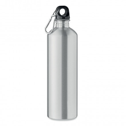 GOURDE EN ACIER RECYCLE 750ML PERSONNALISABLE 'AVEREST' - argente mat