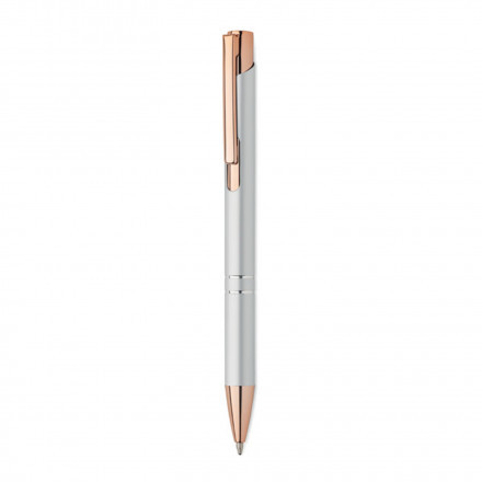 STYLO PUBLICITAIRE EN METAL 'OLEG ROSY' - argente