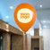 LOT 100 BALLONS DE BAUDRUCHE PUBLICITAIRES ø30 CM 'LUFT'