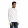 TEE SHIRT HOMME MANCHES LONGUES 'MONARCH' BLANC 150 GR/M²