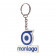 PORTE CLES PUBLICITAIRE SUR MESURE EN PVC SOUPLE 2D 'MISURA'