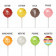LOT DE 100 SUCETTES BOULES PUBLICITAIRES 'CHIPY'
