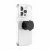 SUPPORT PUBLICITAIRE POUR TÉLÉPHONE POPSOCKETS® 'POPGRIP'   FINITION ALUMINIUM