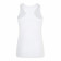 DÉBARDEUR PUBLICITAIRE FEMME 'JUSTIN' BLANC 150 GR/M²