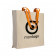 SAC SHOPPING PERSONNALISÉ EN COTON NATUREL AVEC SOUFFLET 'TERESA' 220 GR/M²