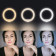 RING LIGHT BLUETOOTH® PERCHE À SELFIE/TRÉPIED AKASHI® 'HERA''