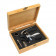 COFFRET A VIN 5 PIÈCES PERSONNALISÉ  'WINE'