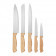 SET DE COUTEAUX PERSONNALISABLE EN BOIS 'MESSER'