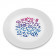 ASSIETTE PLATE PERSONNALISÉE 'TAVA' 