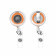 PORTE BADGE PERSONNALISABLE DEROULANT METRE RUBAN 'METRIM'