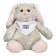 PELUCHE LAPIN PERSONNALISABLE AVEC BANDANA 'KANOU'