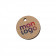 JETON CADDY PUBLICITAIRE AVEC TROU 'CADDY WOOD'