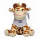 PELUCHE AVEC BANDANA PERSONNALISABLE 'GIRAFE'