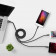 CABLE DE CHARGE PERSONNALISABLE 5 EN 1 12W 'KOLM'
