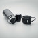 BOUTEILLE ISOTHERME PERSONNALISABLE 2 GOBELETS 'COFETIME'
