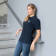 POLO PUBLICITAIRE FEMME BLACK MATCH 'SPIRIT'