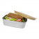 LUNCH BOX PERSONNALISABLE EN ACIER ET BAMBOU 'TERAS'