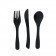LUNCH BOX PERSONNALISABLE EN RPET AVEC COUVERTS 'COBERTA' 