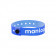 BRACELET PERSONNALISABLE EN VINYLE 'PUNCHY TRANSLUCIDE'