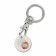 PORTE CLÉS MOUSQUETON AVEC JETON BIO PERSONNALISABLE 'SEGNO'