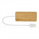 HUB PERSONNALISABLE EN BAMBOU 3 PORTS 'BUHPA'