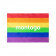 DRAPEAU ARC EN CIEL PUBLICITAIRE 'RIBOUX'