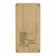 BATTERIE SOLAIRE 8000 MAH BAMBOU PERSONNALISABLE 'FUDO' 4J