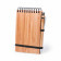 BLOC NOTES BAMBOU AVEC STYLO PERSONNALISABLE 'WHIM BLOC'