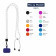 TOUR DE COU TELEPHONE PERSONNALISABLE 'MOBILA MIX&MATCH RPET'