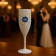 FLÛTE À CHAMPAGNE RÉUTILISABLE PERSONNALISÉE MIE 'CUPCHAMPAGNE EUROPE' 14CL
