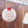 TAPIS DE SOURIS ROND PERSONNALISABLE 'PADY DATE'