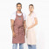 TABLIER LONG PERSONNALISABLE EN POLYCOTON 190 POCHE 'KARITAB'