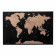 CARTE A GRATTER PERSONNALISABLE 'MAPPEMONDE'