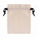 POCHON EN COTON AVEC RUBAN VELOURS PERSONNALISABLE 'TEVOC'