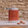 FLASQUE EN ACIER ET PU 100ML PERSONNALISABLE 'GUDY'